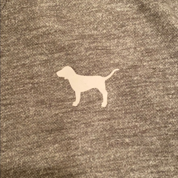 Grey PINK crewneck sweatshirt (XS) - Picture 2 of 4